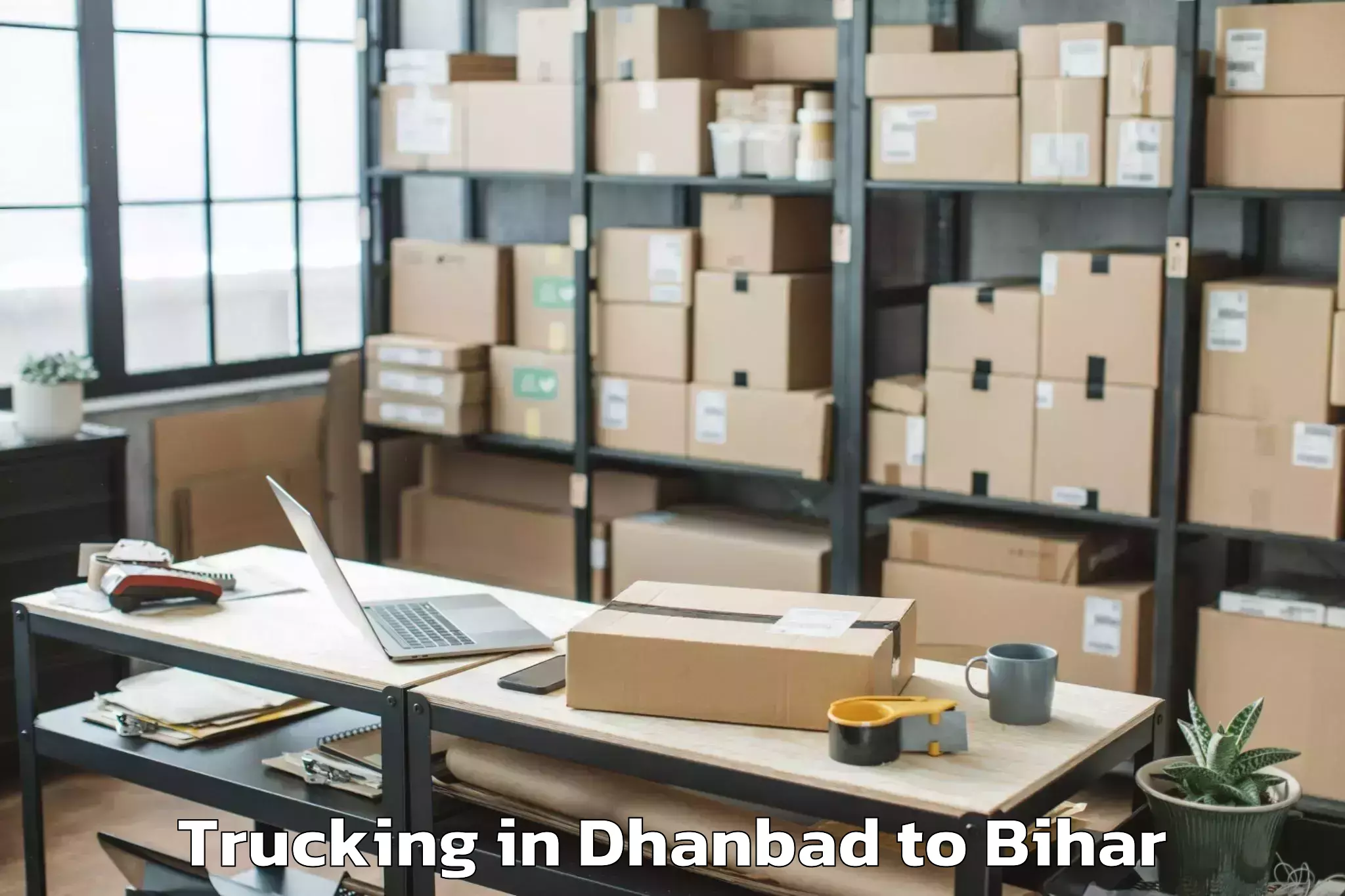 Affordable Dhanbad to Thawe Trucking